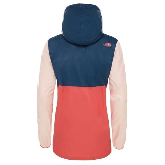 ⭐️HP⭐️SzXS The North Face Giacca Donna Fanorak in Spiced Coral Multi EUC - Picture 6 of 16